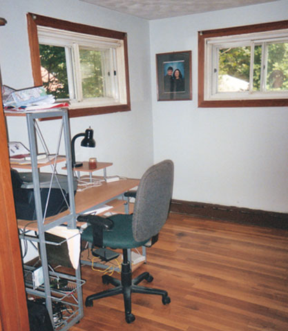 Second bedroom - they used as an office but for us it was nursery turned Lego central.