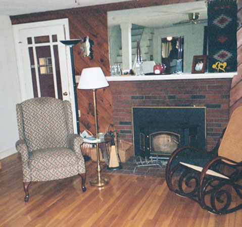 Cozy sitting area by the fireplace. Are you feeling the charm?