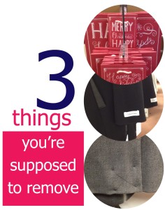 three things you’re supposed to remove