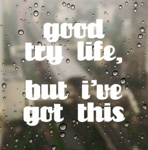 i get knocked down, but i get up again.