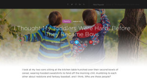 Where to Find Me: Loud Parents & Living With Boys